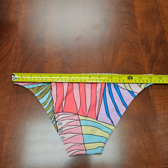 Billabong Surfadelic Bralette Bikini Set Multi-Color Retro Vibrant Size S - Picture 13 of 16